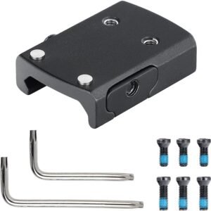 ohhunt Picatinny Mounting Plate Adapter Compatible with Holosun 407K 507K Crimson Trace red dot CTS-1550