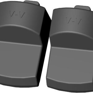 Scope Cover for Vortex Venom, Protective Optic Cover for Vortex Venom Red Dot Sight, 2Pack Black Soft Red Dot Optics Cover